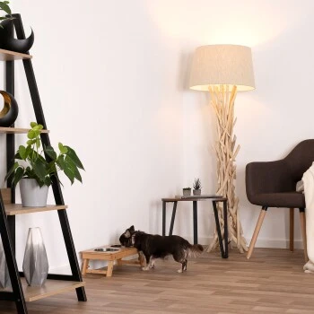 Lionto Hundenapf Aus Bambus, Futterstation 4 Lionto Hundenapf Aus Bambus, Futterstation – Bild 2