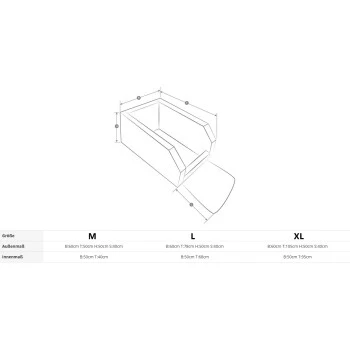 Knuffelwuff Autositz Cargo Für Den Rücksitz Schwarz M 4 Knuffelwuff Autositz Cargo Für Den Rücksitz Schwarz M – Bild 2