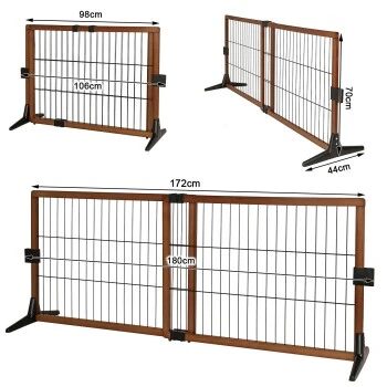 Lionto Absperrgitter, Hundeschutzgitter 9 Lionto Absperrgitter, Hundeschutzgitter – Bild 7