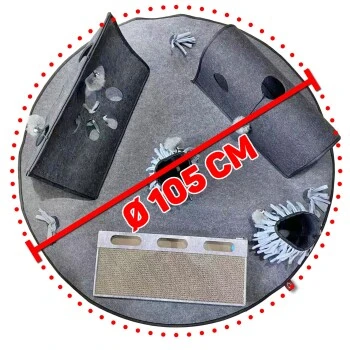 Canadian Cat Company Spielteppich Cosmo 11 Canadian Cat Company Spielteppich Cosmo – Bild 9