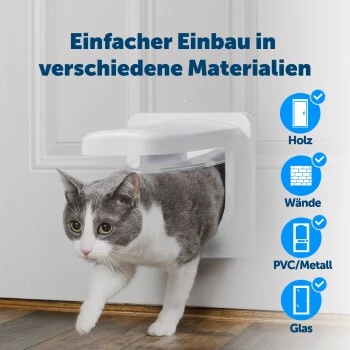PetSafe Mikrochip Katzenklappe Petporte Smart Flap 6 PetSafe Mikrochip Katzenklappe Petporte Smart Flap – Bild 4