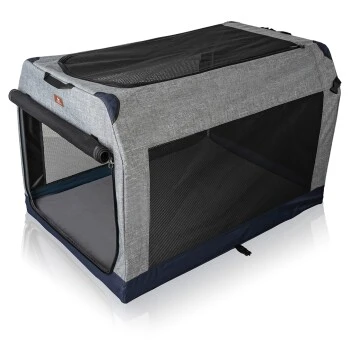 Knuffelwuff Faltbare Hundebox Transportbox Mit Aluminiumgestell M 3 Knuffelwuff Faltbare Hundebox Transportbox Mit Aluminiumgestell M