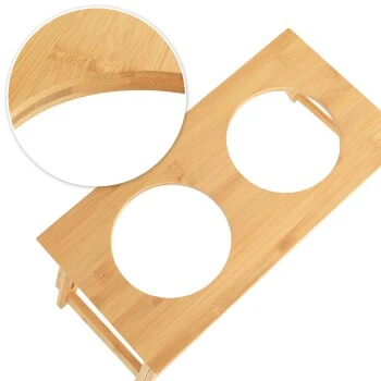 Lionto Hundenapf Aus Bambus, Futterstation 7 Lionto Hundenapf Aus Bambus, Futterstation – Bild 5