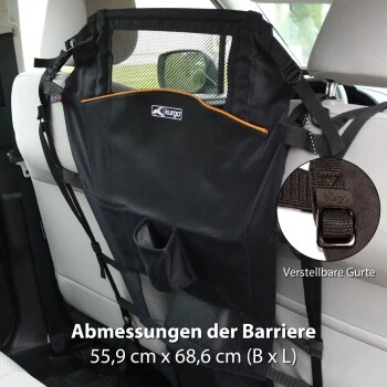 Kurgo Rücksitz-Trennwand Für Hunde, Schwarz 7 Kurgo Rücksitz-Trennwand Für Hunde, Schwarz – Bild 5