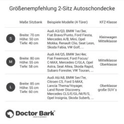 Doctor Bark Autoschondecke Rückbank 2-Sitz Prodtest Grau S -Ruffwear Magasin c62d19c922592469d76e197f0e126d7087752418 d79e963b3a718dbf3283e05750d64c0c96ba2e20